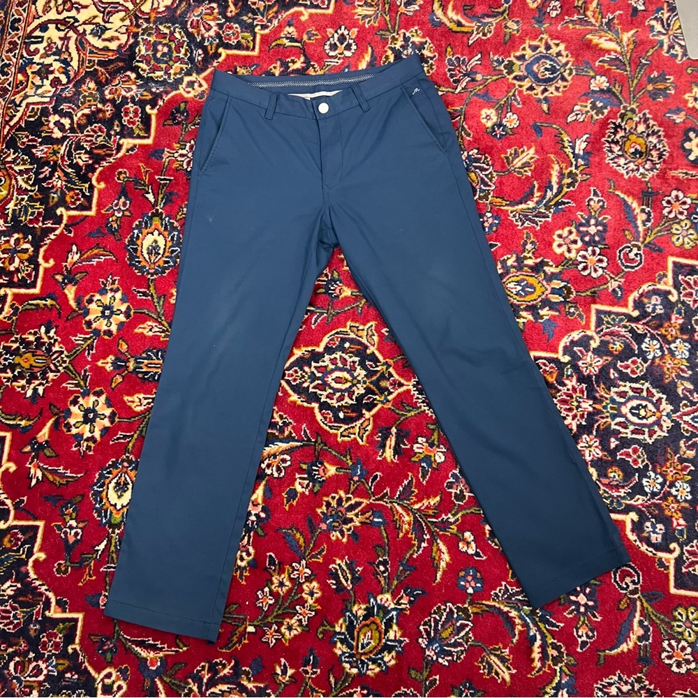 Bonobos Maide Slim Straight Golf Pants – Navy Blue, Size 30x30